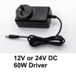 12V or 24V DC 60W Driver